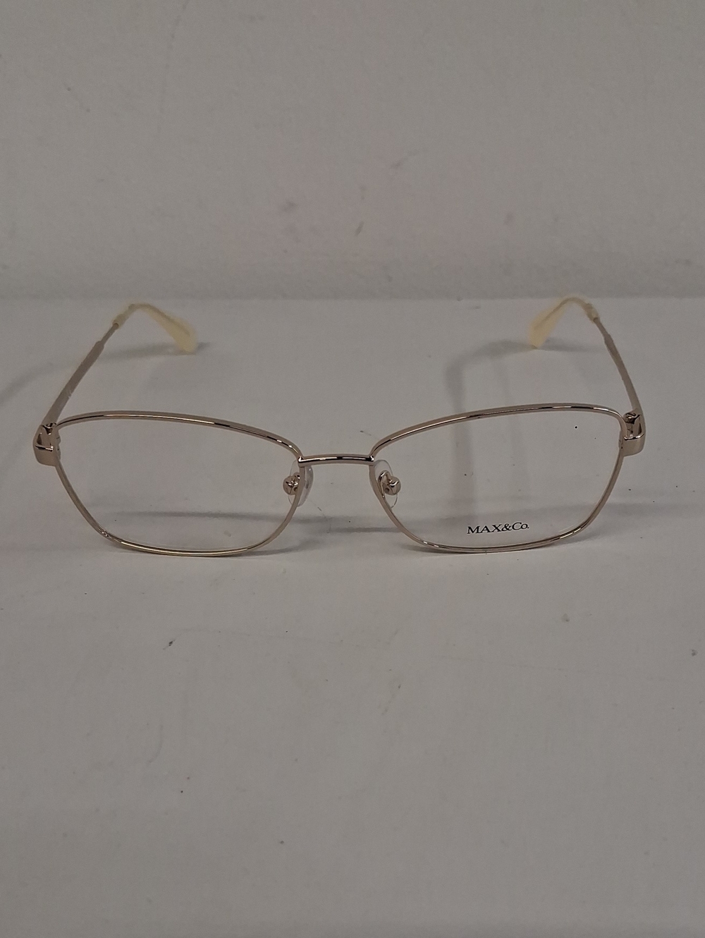 NWOT Womens Rxable Max & Co. MO5056 Gold Eyeglass Frames